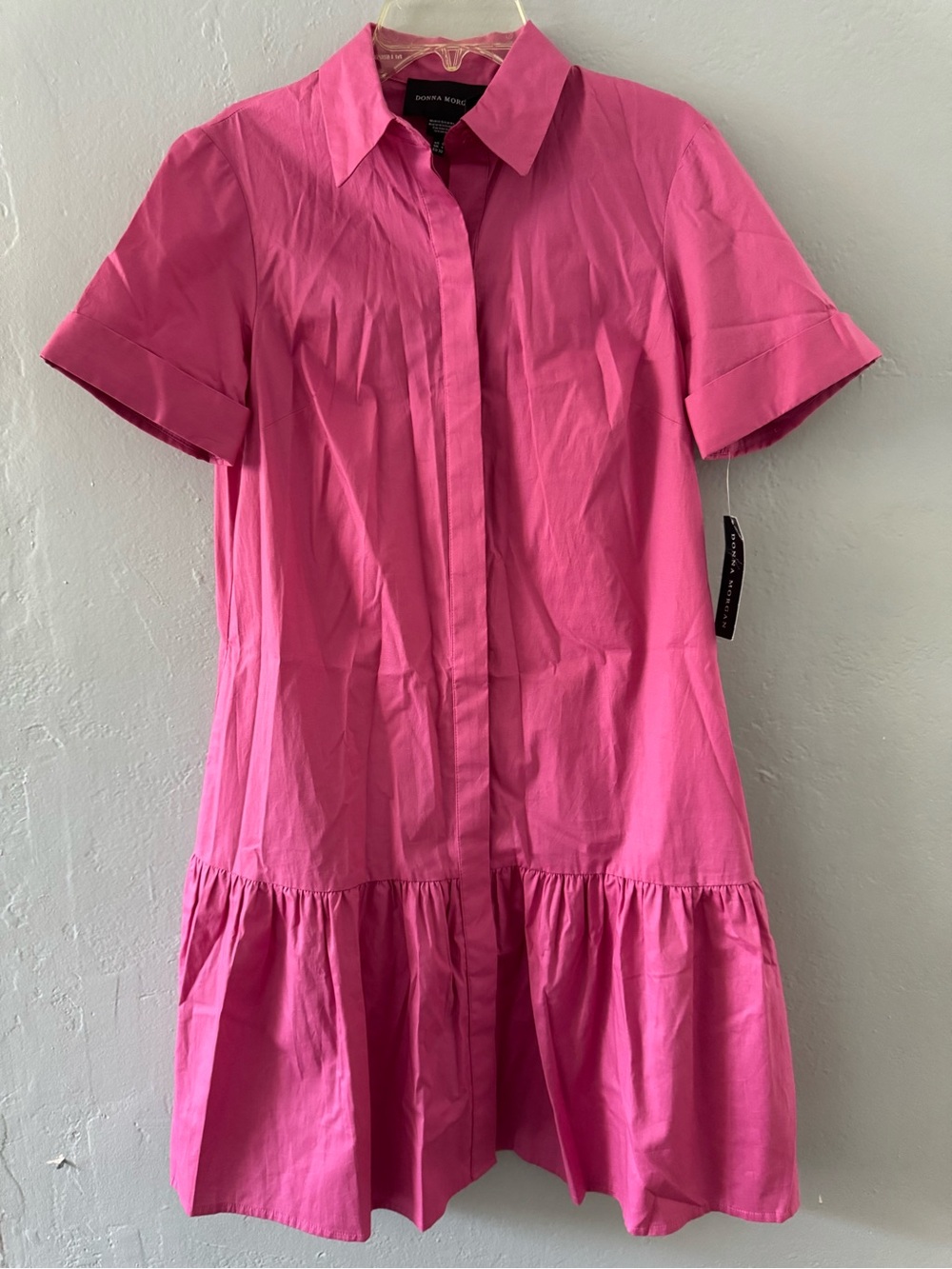 Donna Morgan Ciaran Fusia Mini Dress Size 0